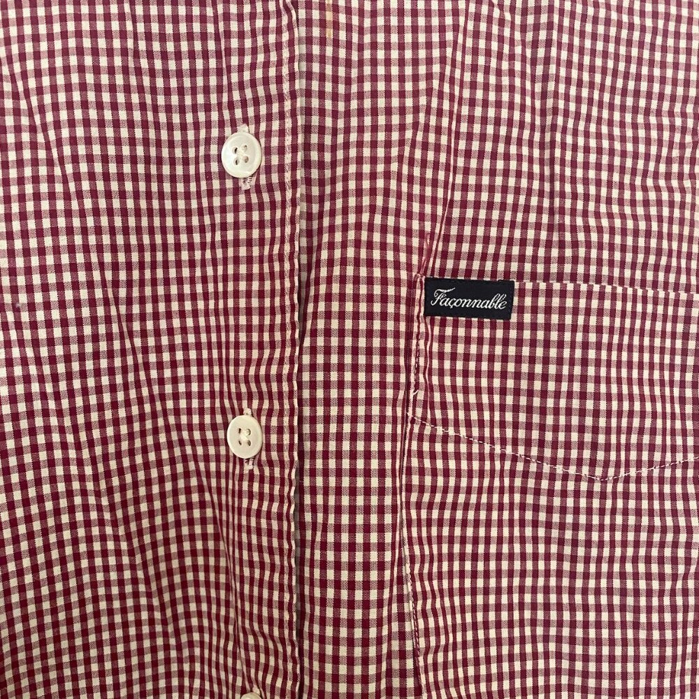 Faconnable Gingham Button Down - image 2